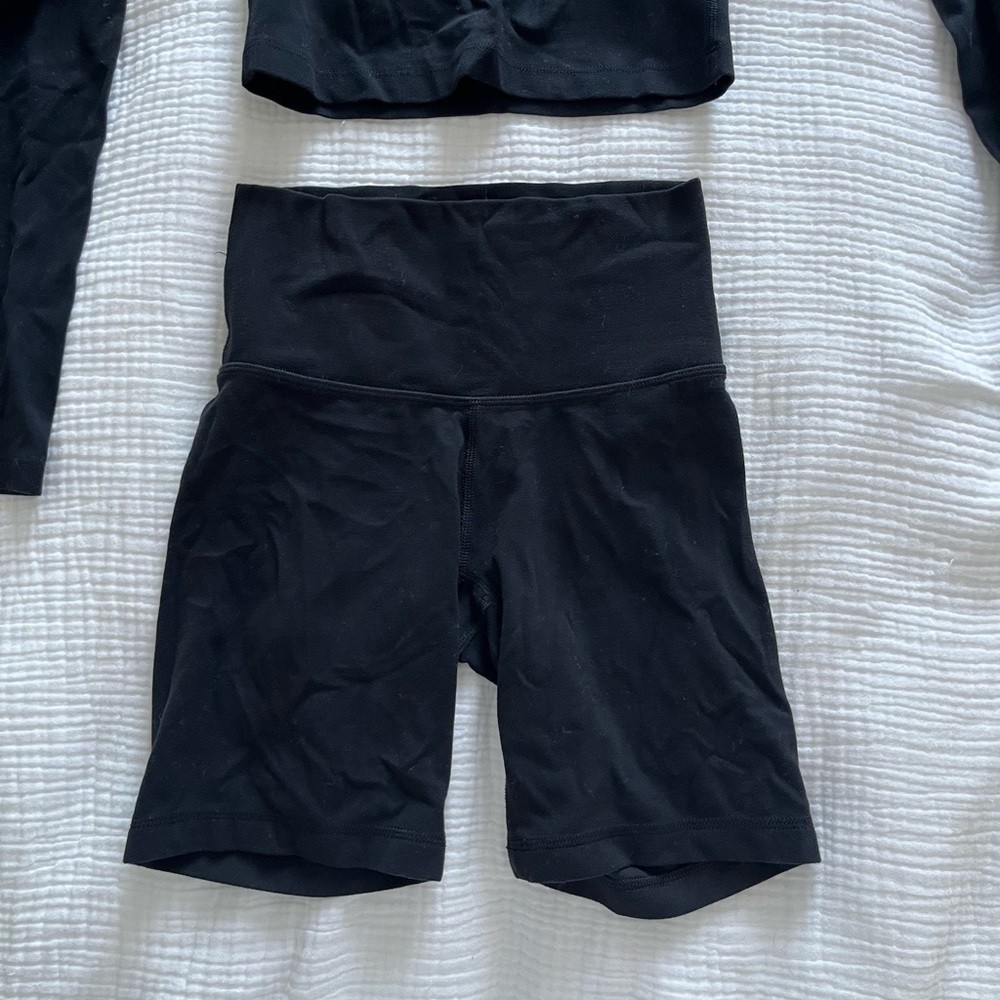 TNA Black Bike Shorts